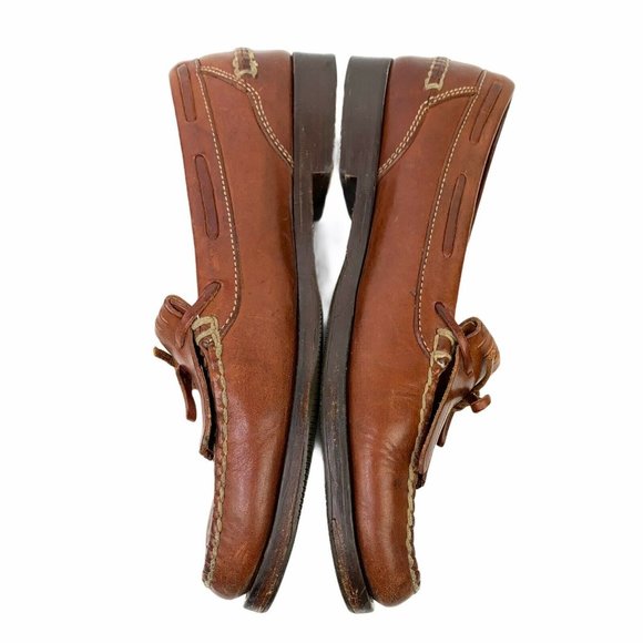 Cole Haan Leather Moccasin Brown Size 9.5 - Picture 3 of 7